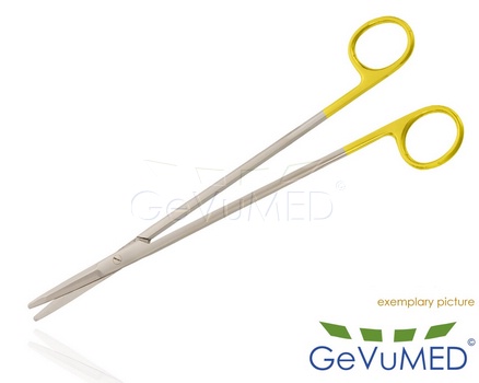 GORNEY Facelift Schere - gerieft - TC - gebogen - Lnge 9 - 23 cm