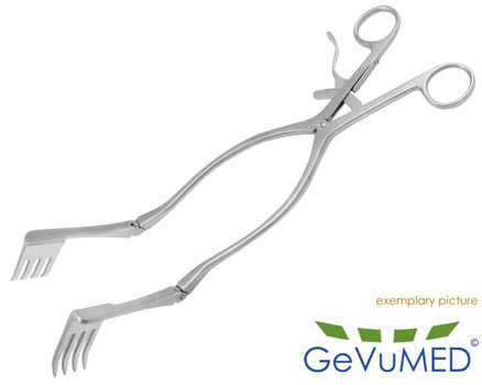 Beckmann-Adson Wundsperrer 31cm | 4x4 Z�hne | scharf oder stumpf