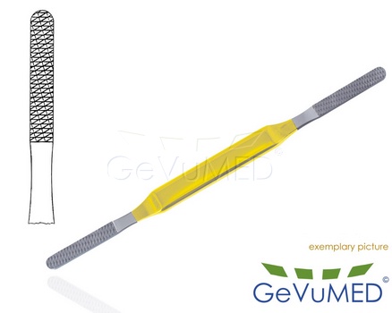 FOMON Nasenraspel TC 21 cm doppelendig Fig. 7/8 - Teil. 2,4 mm/2,6 mm