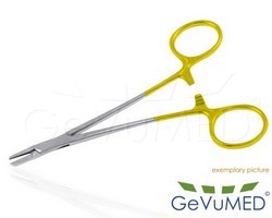 RYDER Vascular Nadelhalter mit Hartmetall Einstzen Maul 0,3 Microprofil 13 cm bis 26 cm