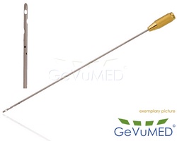 KOTZUR Fettabsaugungs - Liposuktion - Kanle - 9 Lcher - Durchmesser  3 mm - Arbeitslnge 12 - 30 cm