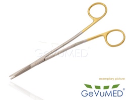 FREEMAN-GORNEY Facelift Schere - gerieft - TC - gerade - Lnge 7 - 18 cm